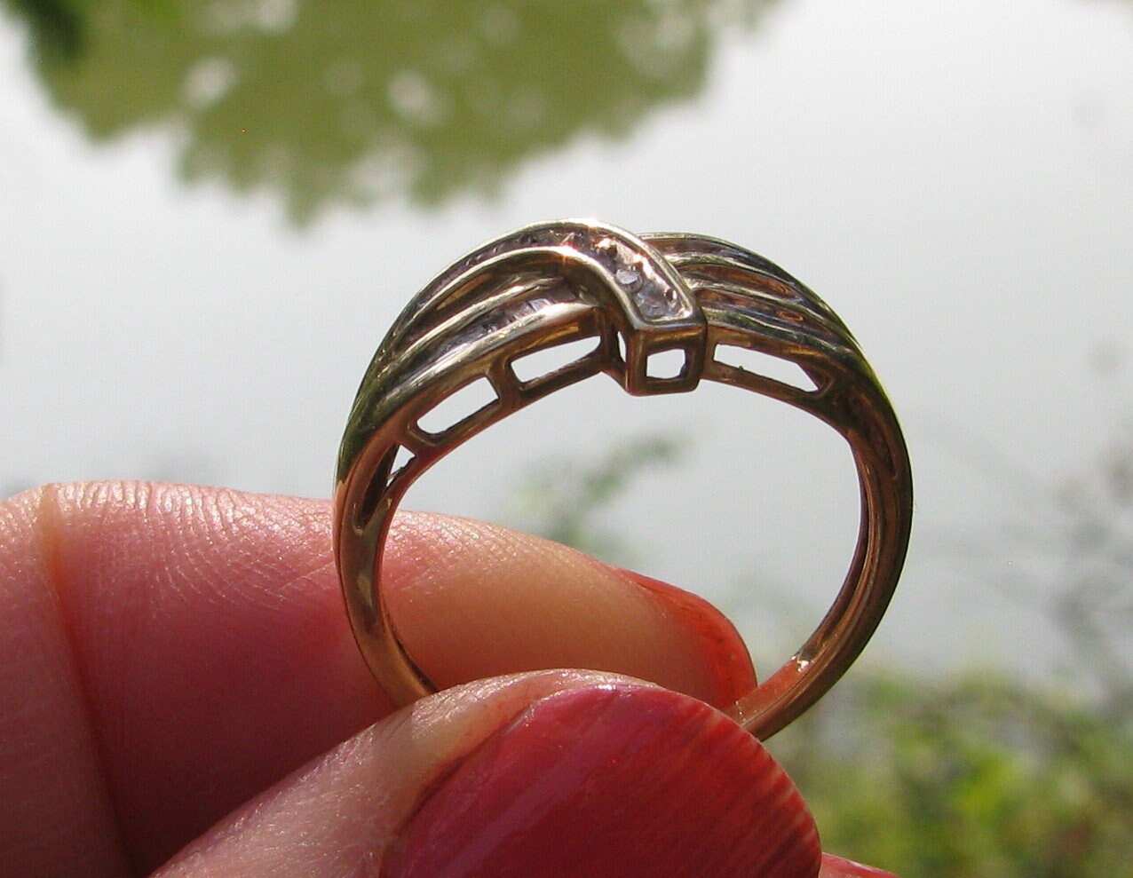 Adjustable Greek Key Ring in Gold – VARNI