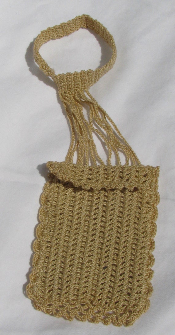 Antique Victorian Hand Crocheted Wristlet Lady's S