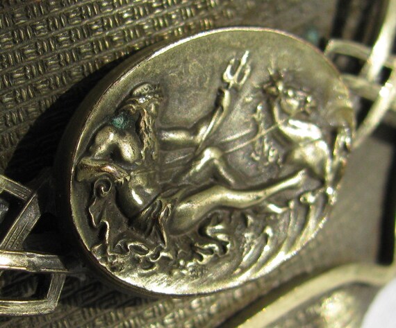 Unique Art Nouveau 2 & 7/8" Rectangular Dimension… - image 5