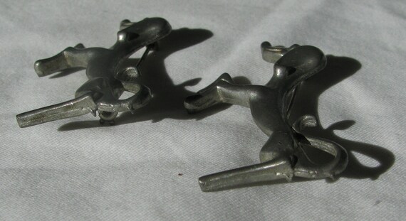 Matching Pair of Vintage Dachshund Dog Brooches, … - image 8
