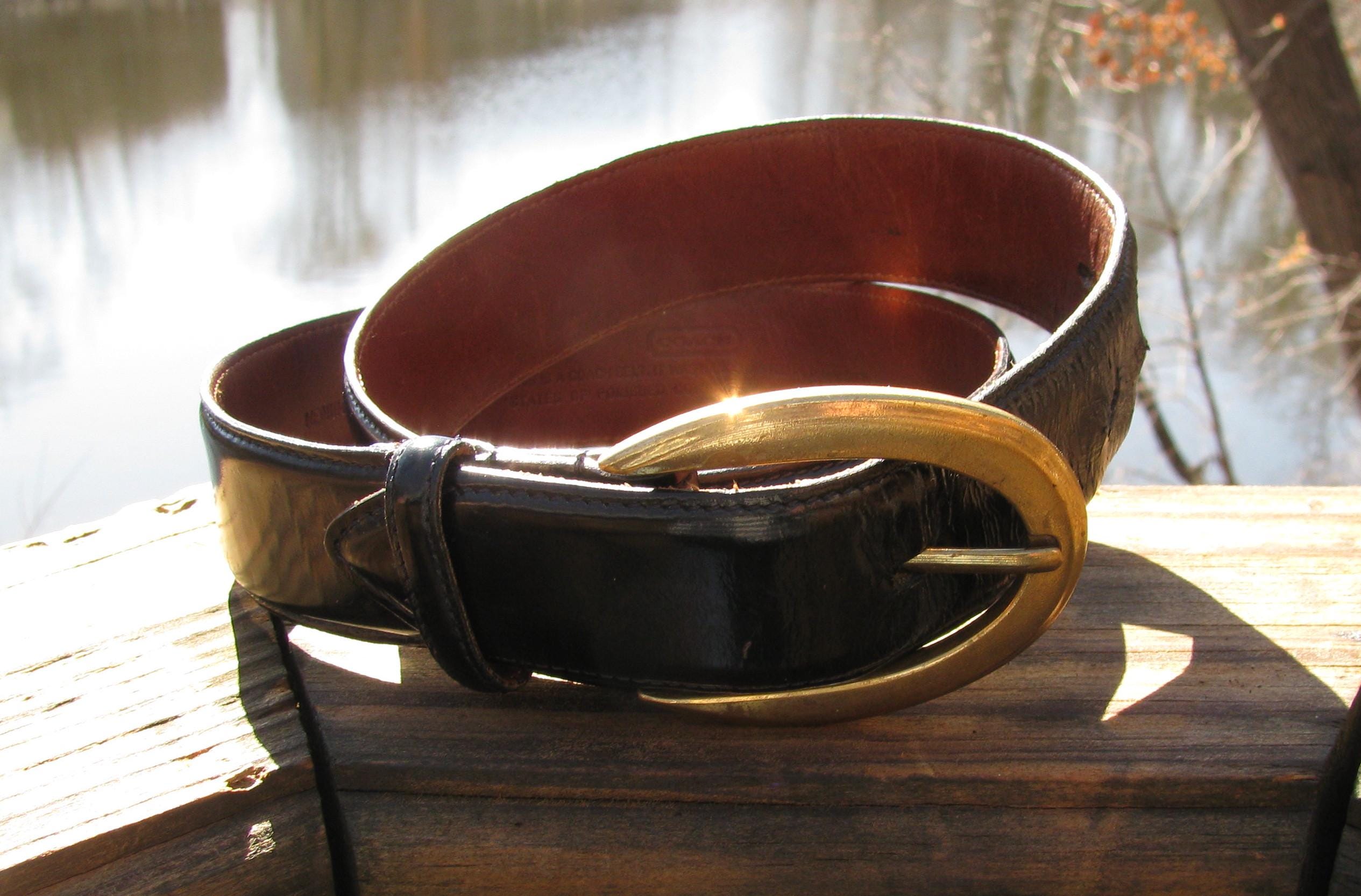 Vintage Coach Belt - Etsy