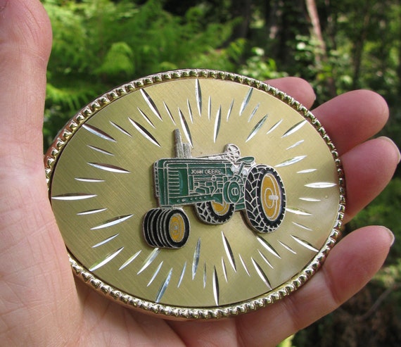 Unique and Vintage 1970's John Deere Enameled Rai… - image 7