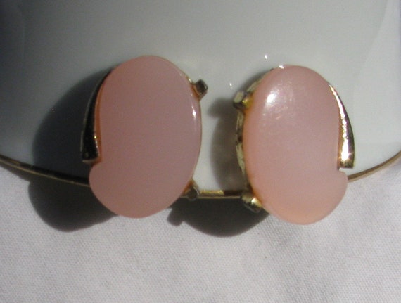 Beautiful Vintage LERU Signed Pale Soft Pink Ther… - image 3