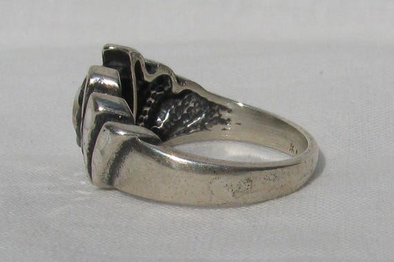 Dramatic Vintage Wheeler Manufacturing Hallmarked… - image 4