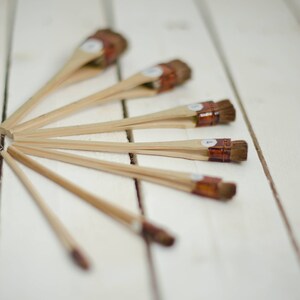 Professional Japanese set (7 pieces) brush for making silk flowers and batik. image 3