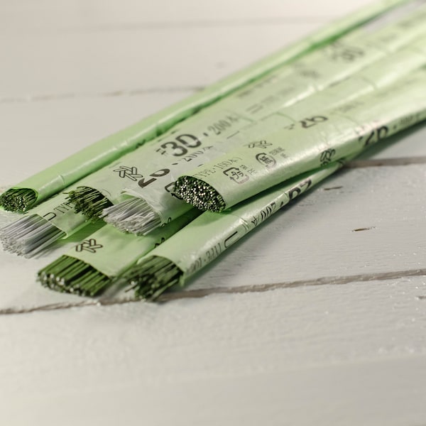 Paper Wrapped Floral Wire Etsy