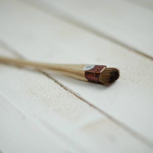 Nr. 4 - 12 mm. Professionele Japanse borstel voor het maken van zijden bloemen en batik.