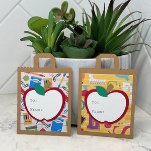 2 Teacher Gift Card Holder - Back to School Gift Card Holder - First Day of School Teacher Gift Card Holders- Thank you Giftcard