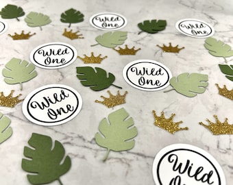 Wild One Confetti: Where the Wild Things Are 1st Birthday Party Decor (100 Pieces)