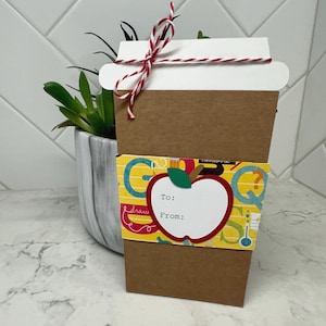 Coffee Gift Card Holder for Teacher: Back to School Appreciation