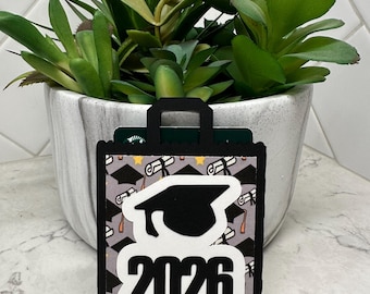 Graduation Gift Card Holder - High School - College Graduation Gifts - Graduation Money Holder - Graduation Tag - Class of 2026