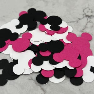 Minnie Mouse Confetti - Mickey Mouse Party - Minnie Mouse Party - Minnie Birthday Decoration - Disney Party - Disney Confetti