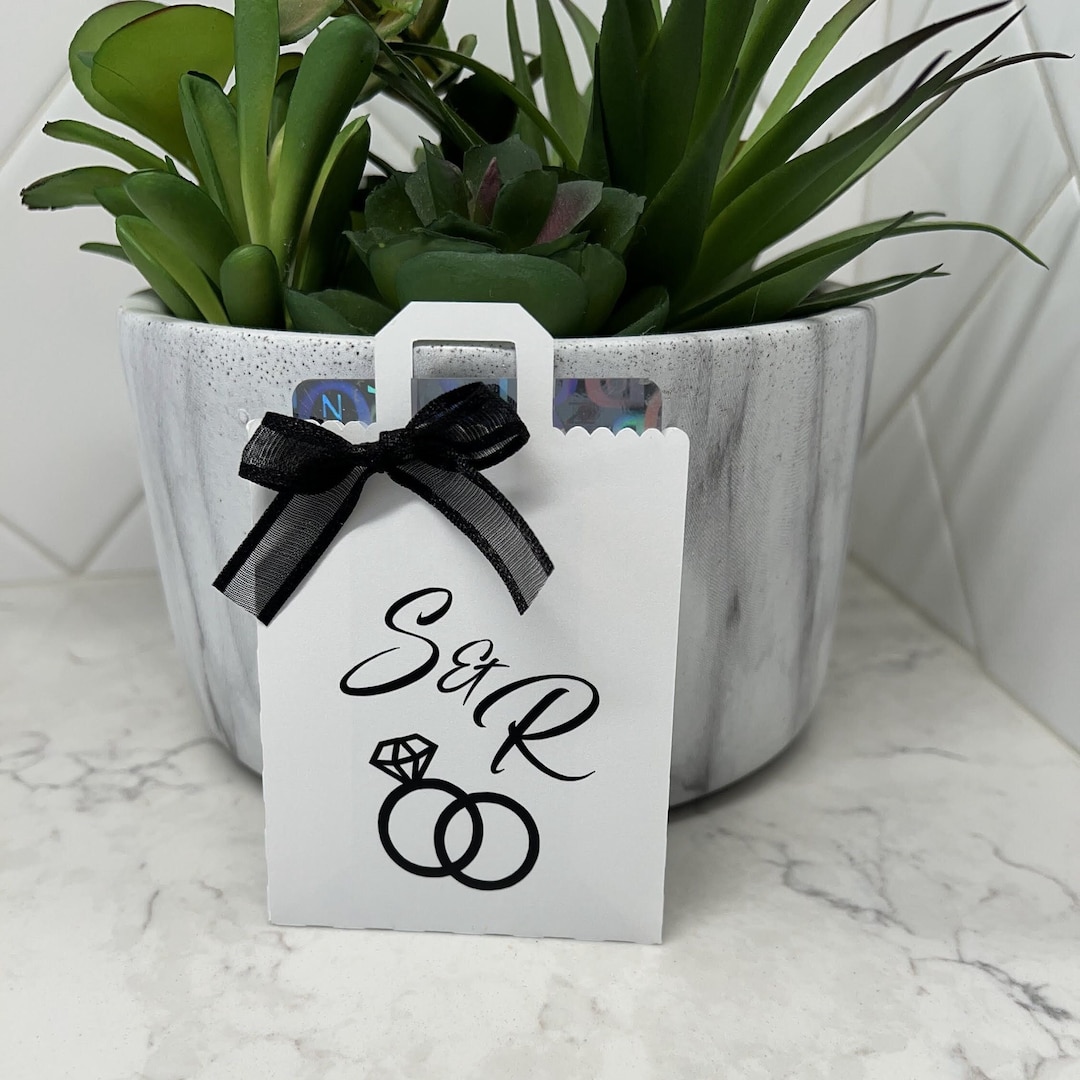 Custom Wedding Gift Card Holder Personalized Wedding Gift Etsy