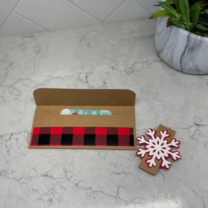 Christmas Gift Card Holder - Christmas GiftCard Envelope - Xmas Gift Card Holder, Holiday Gift Card - Money Gift image 6