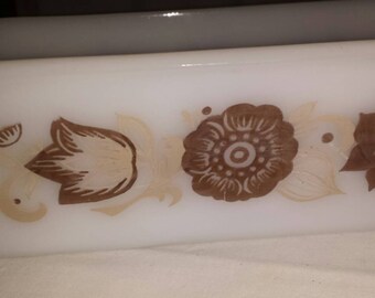 Glasbake Loaf Brown Pattern****Free Shipping