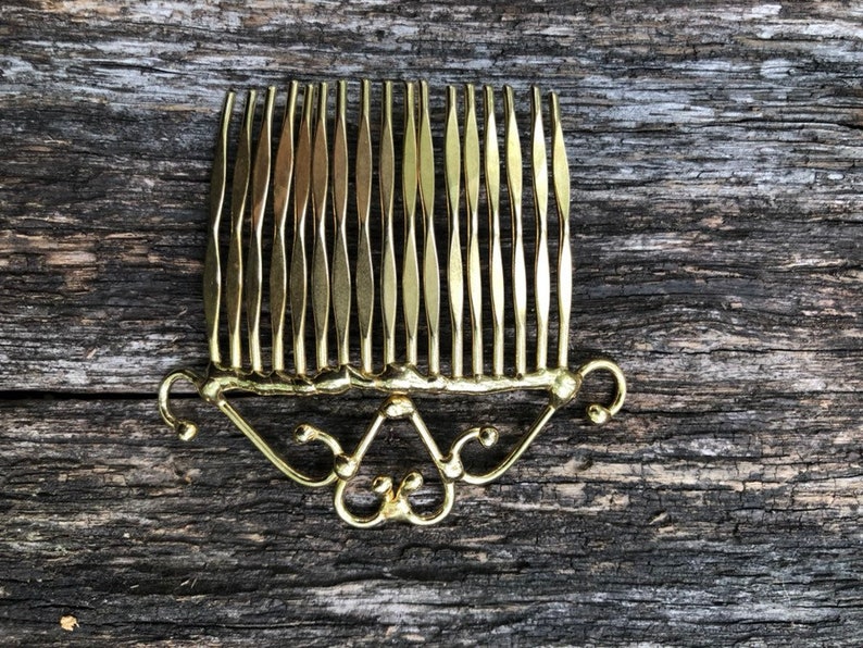 Scroll Side Comb Hair Comb Hair Pin Hair Clip Bridal Hair Etsy