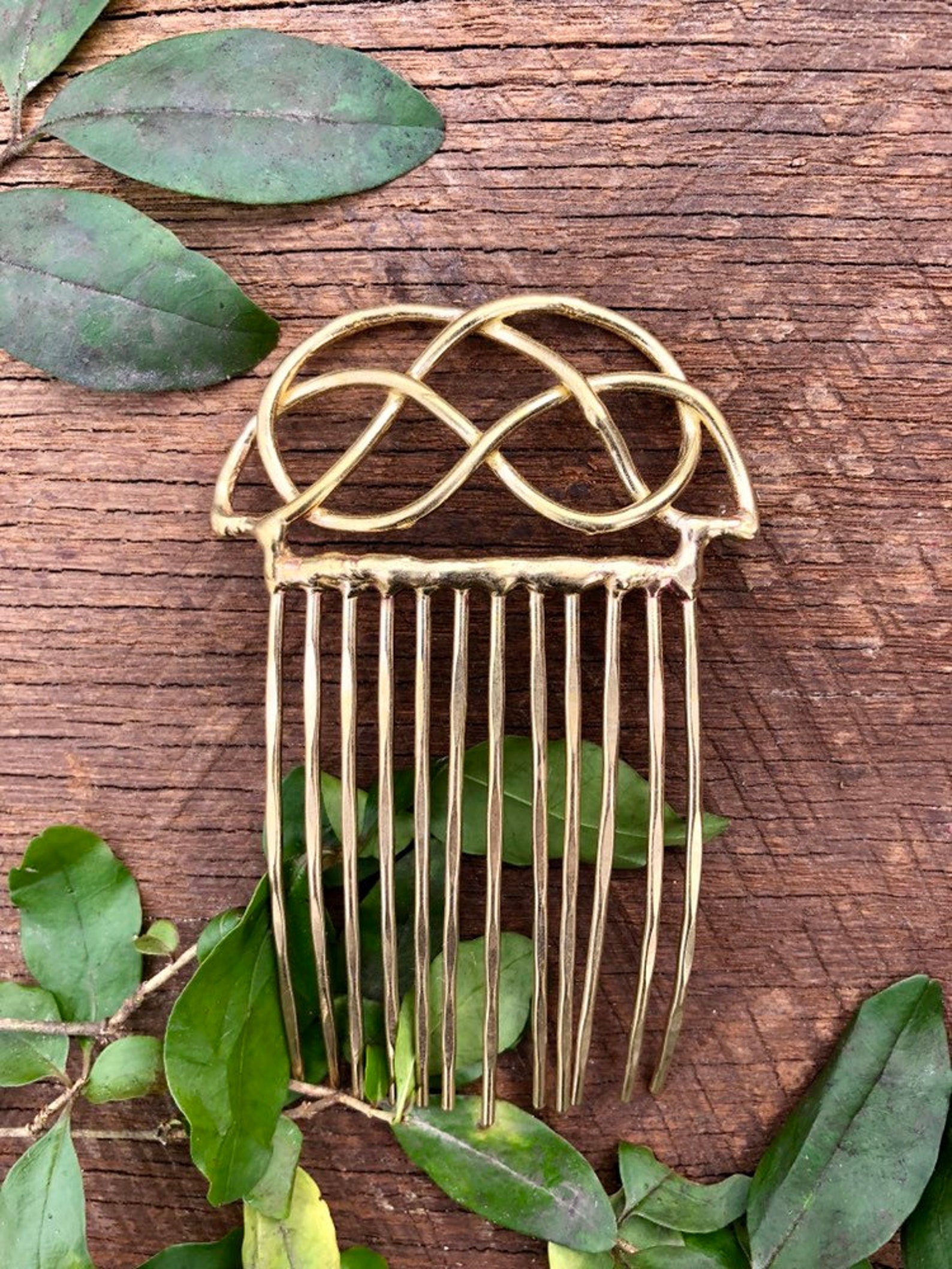 Rounded Celtic Comb Hair Comb Hair Pin Hair Clip Bridal Etsy