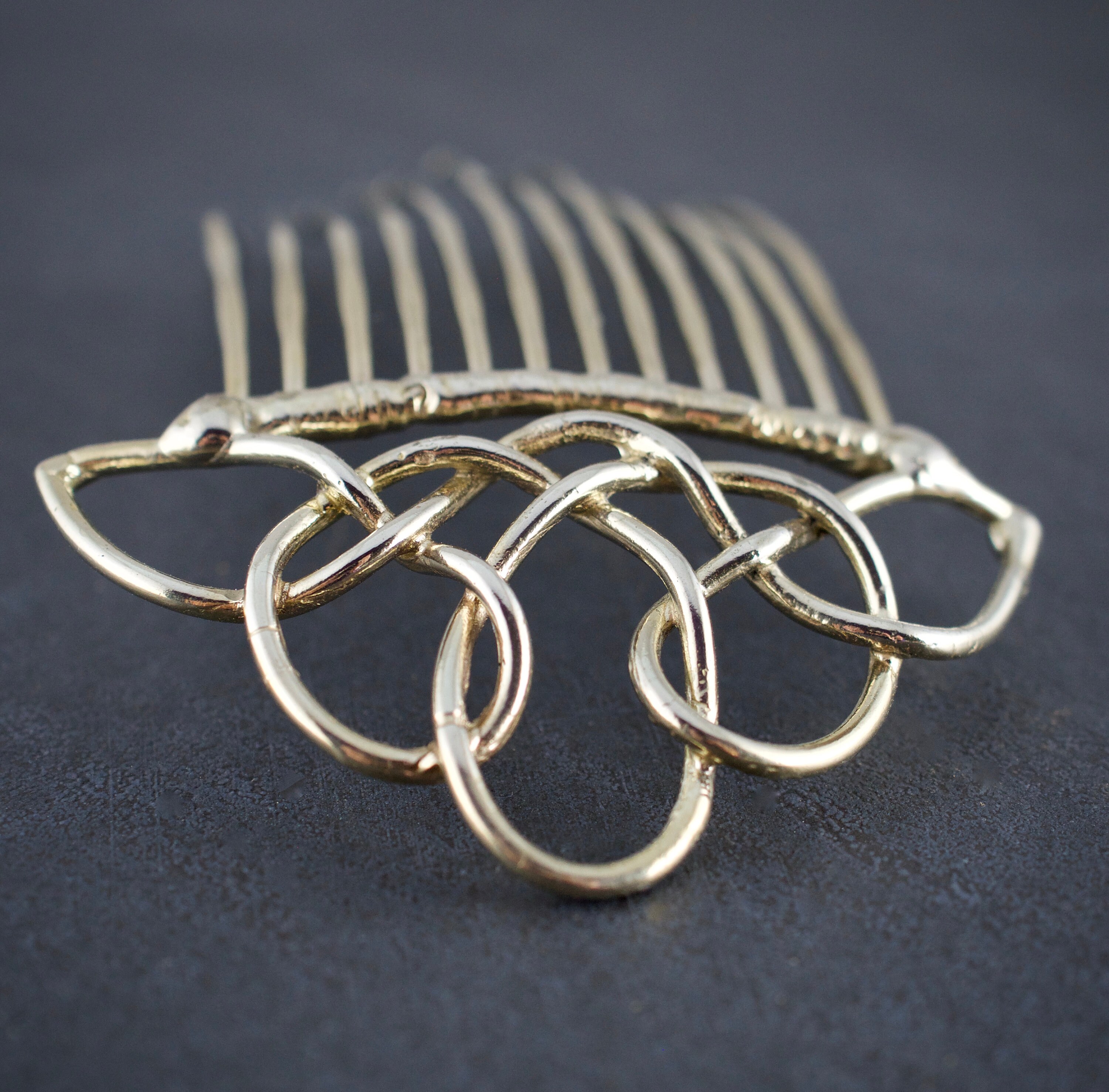 Triangle Celtic Comb Hair Comb Hair Pin Hair Clip Bridal Etsy
