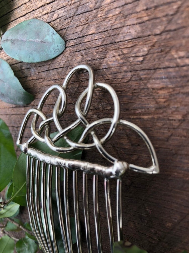 Triangle Celtic Comb Hair Comb Hair Pin Hair Clip Bridal Etsy