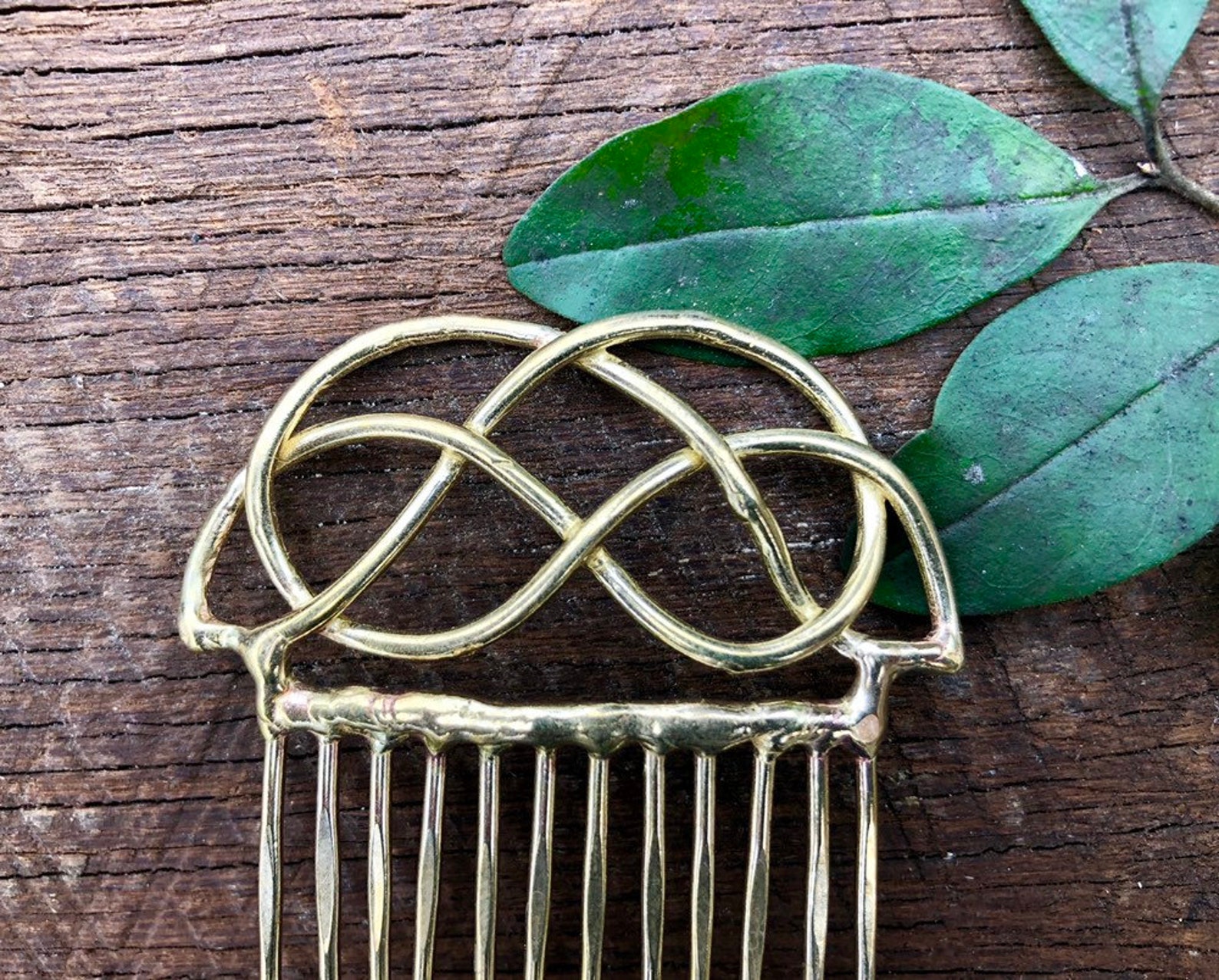 Rounded Celtic Comb Hair Comb Hair Pin Hair Clip Bridal Etsy