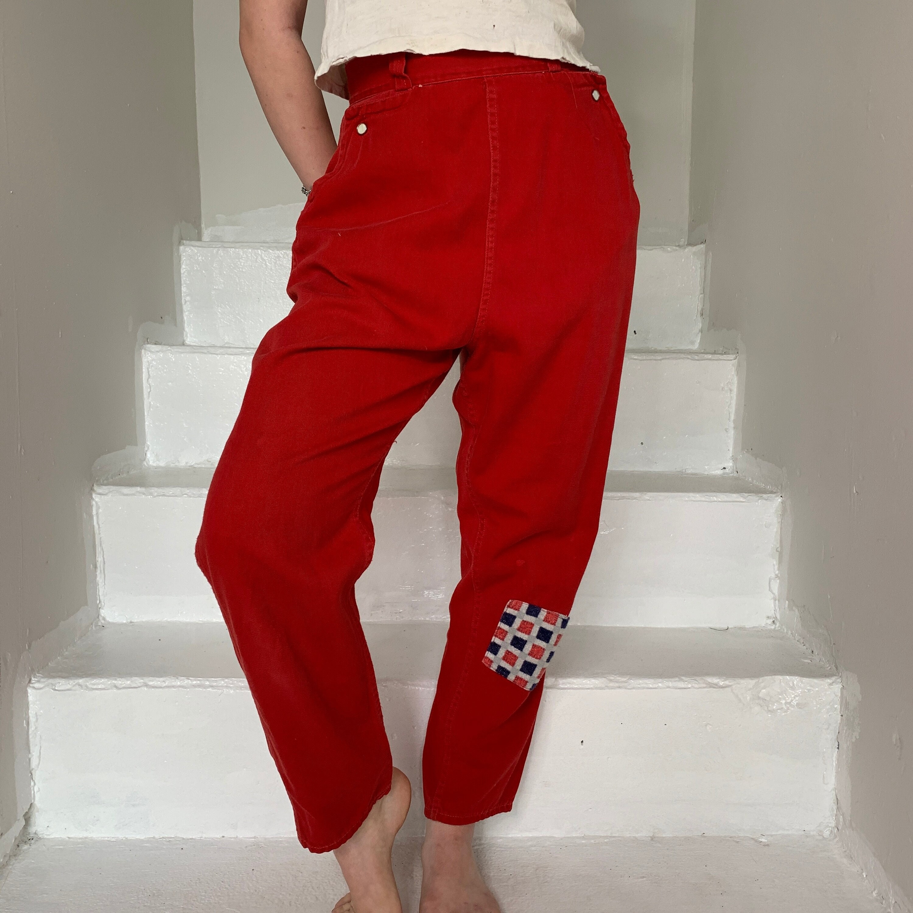 Side Snap Pants - Etsy