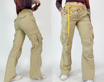 Y2K Cargo Bootcut Pants No Boundaries W Size: S 3-5 