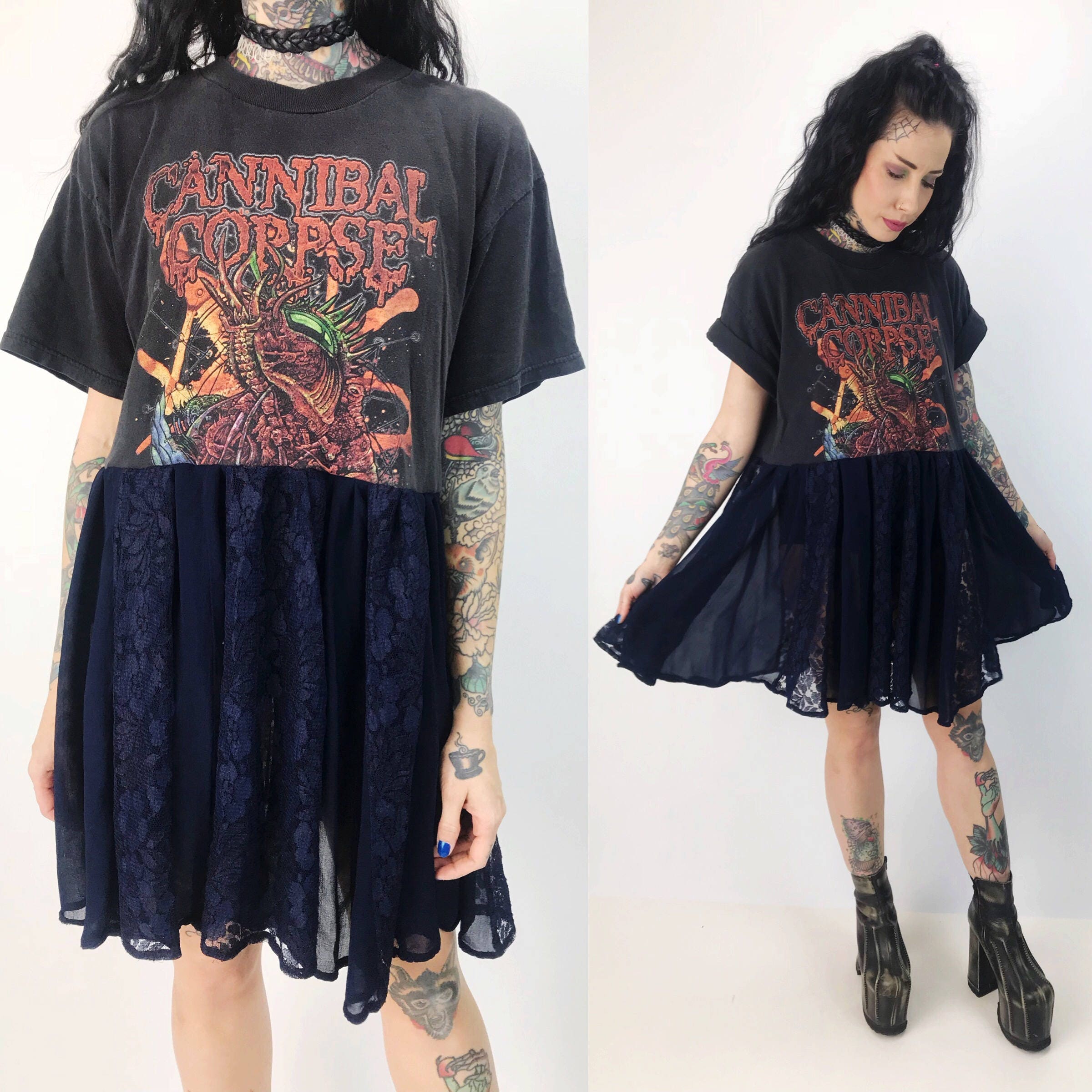 band tee shirt dress