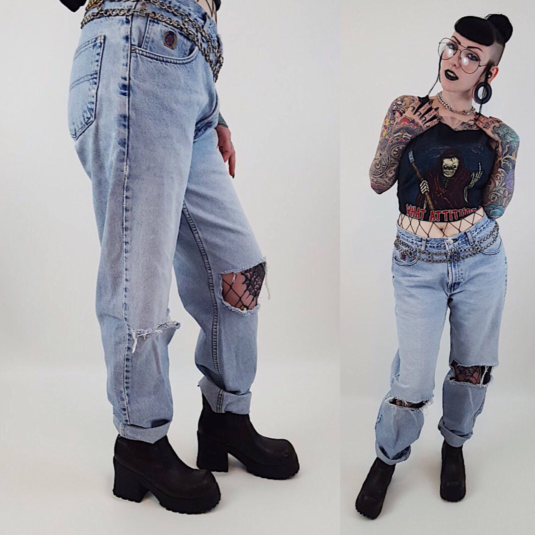 tommy mom jeans 90s
