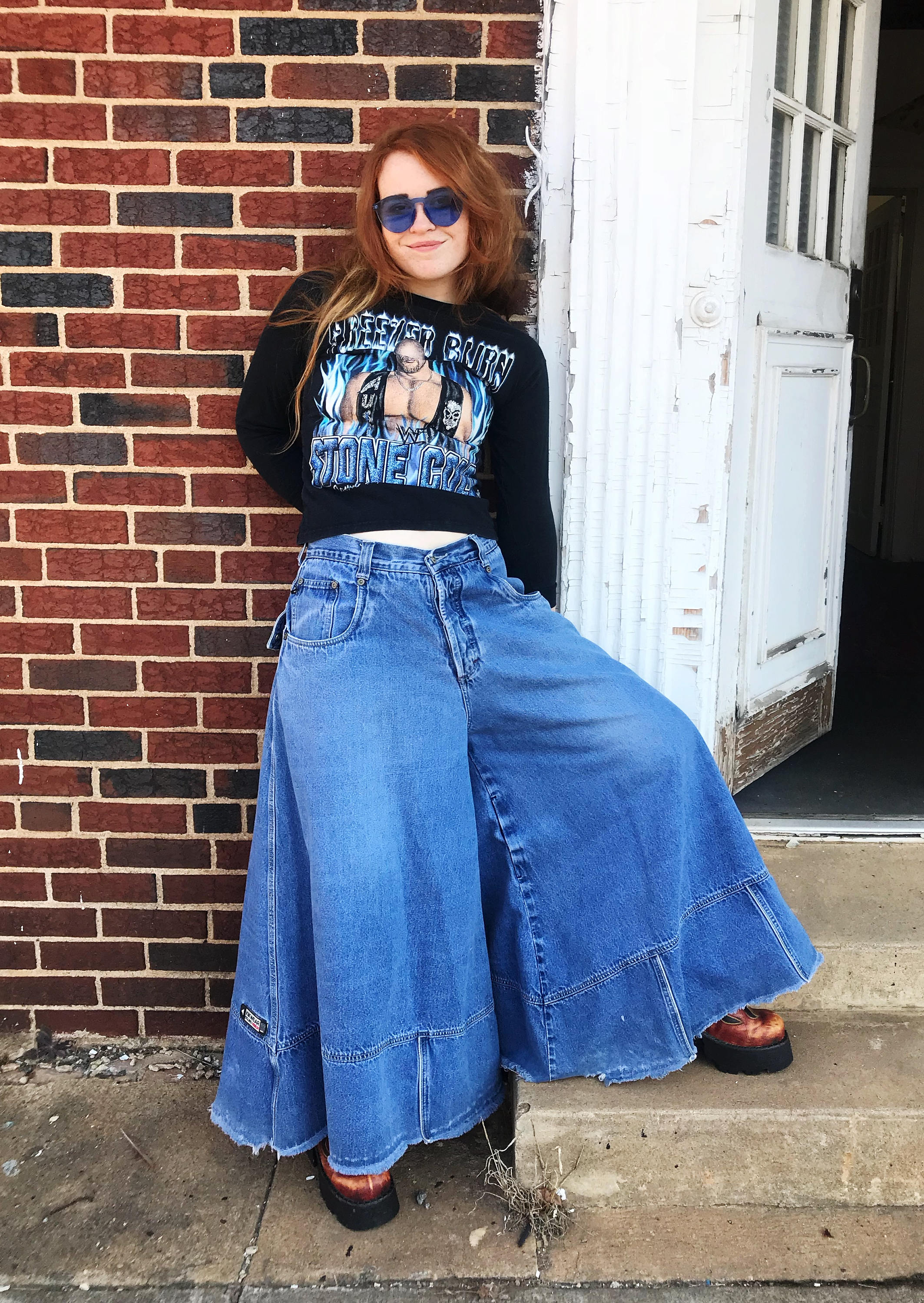 womens baggy skater jeans