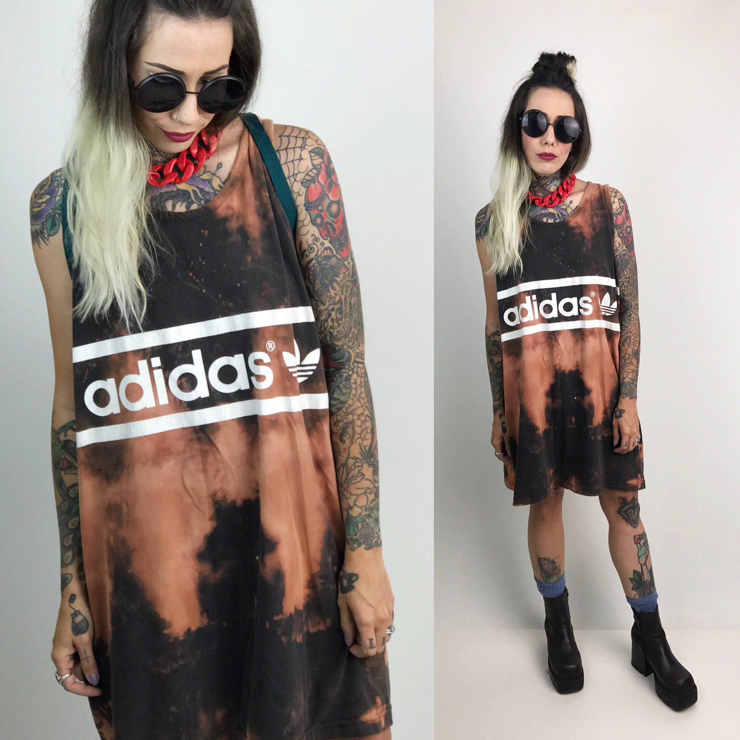 plus size adidas dress