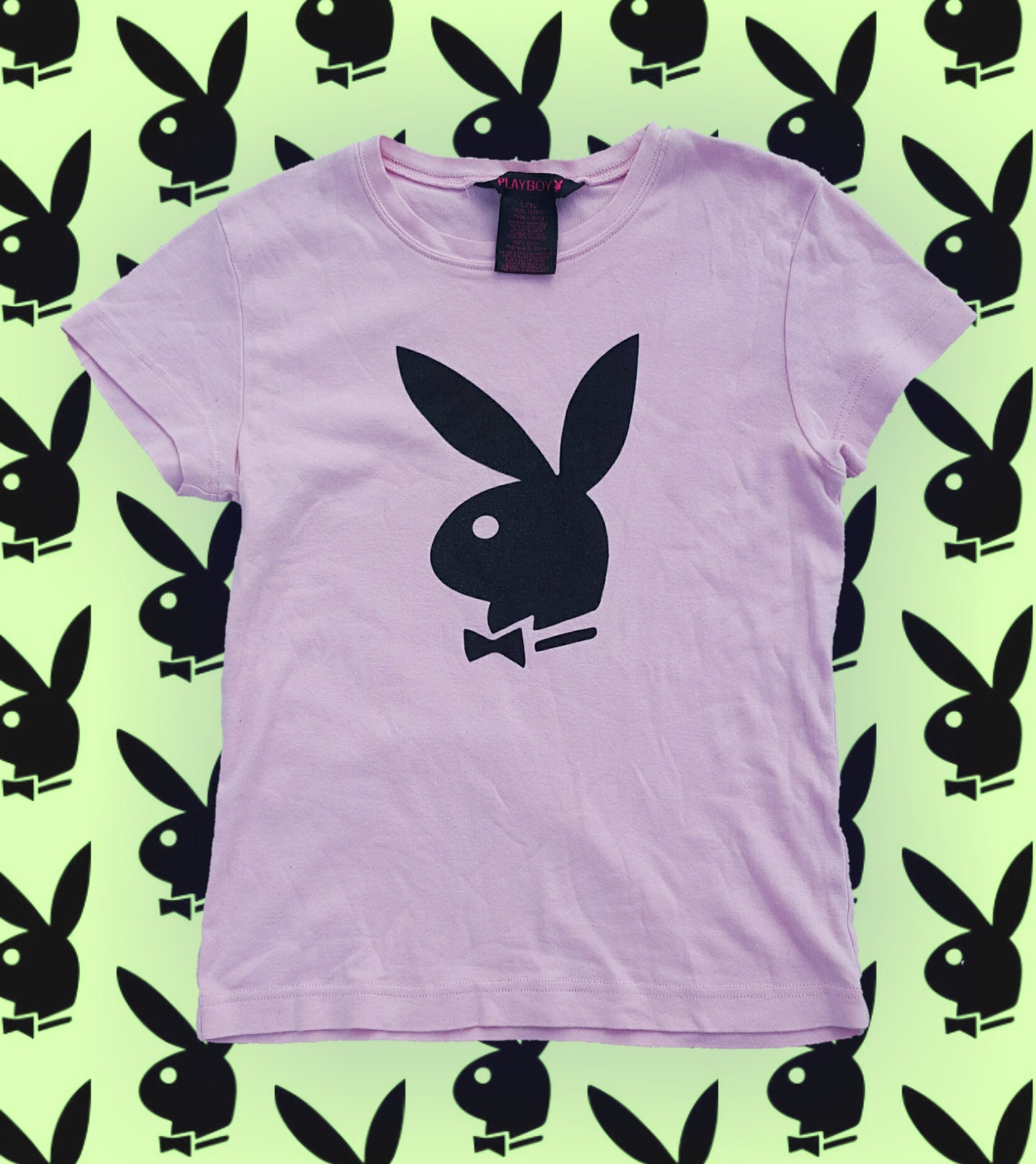pink playboy bunny shirt