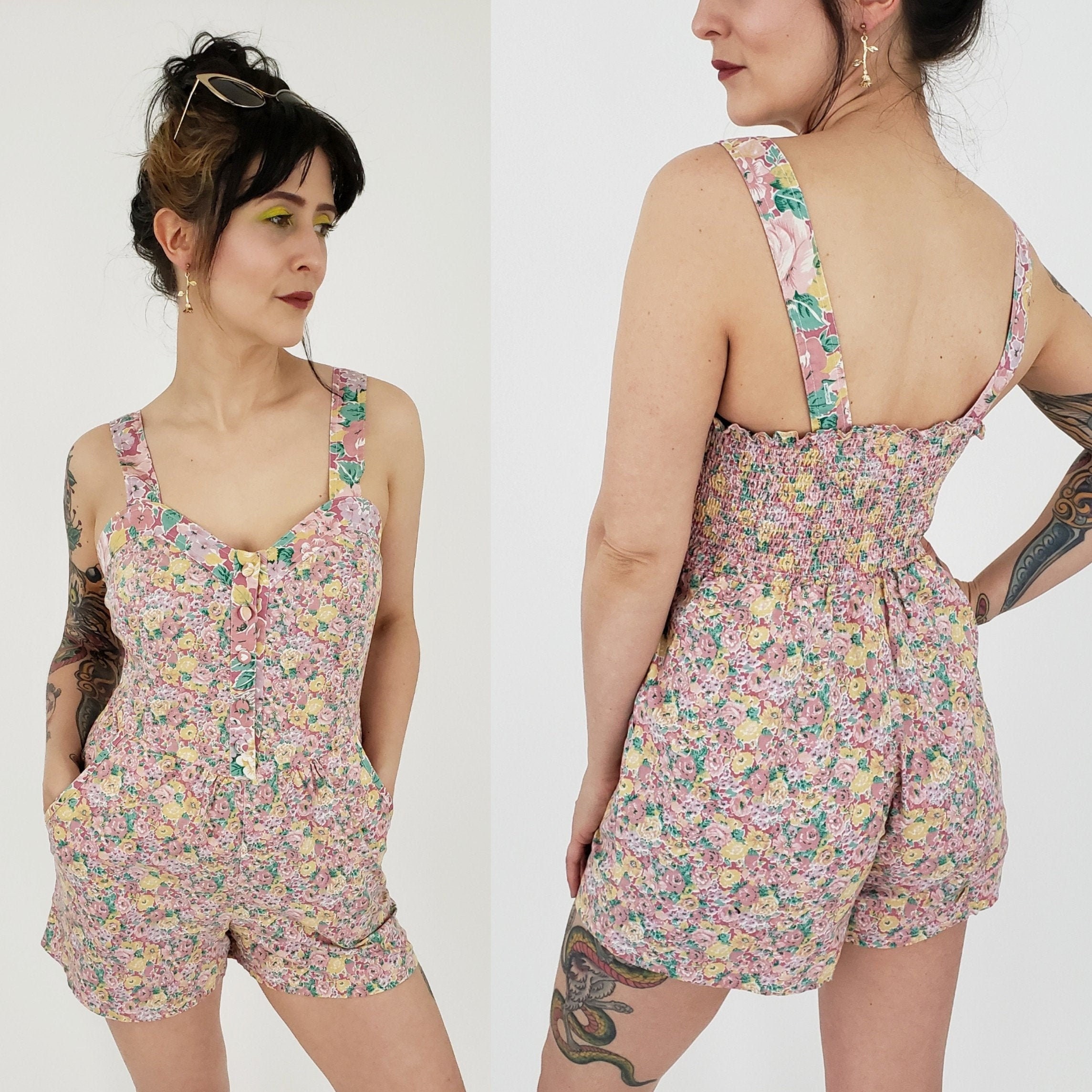 one piece shorts romper