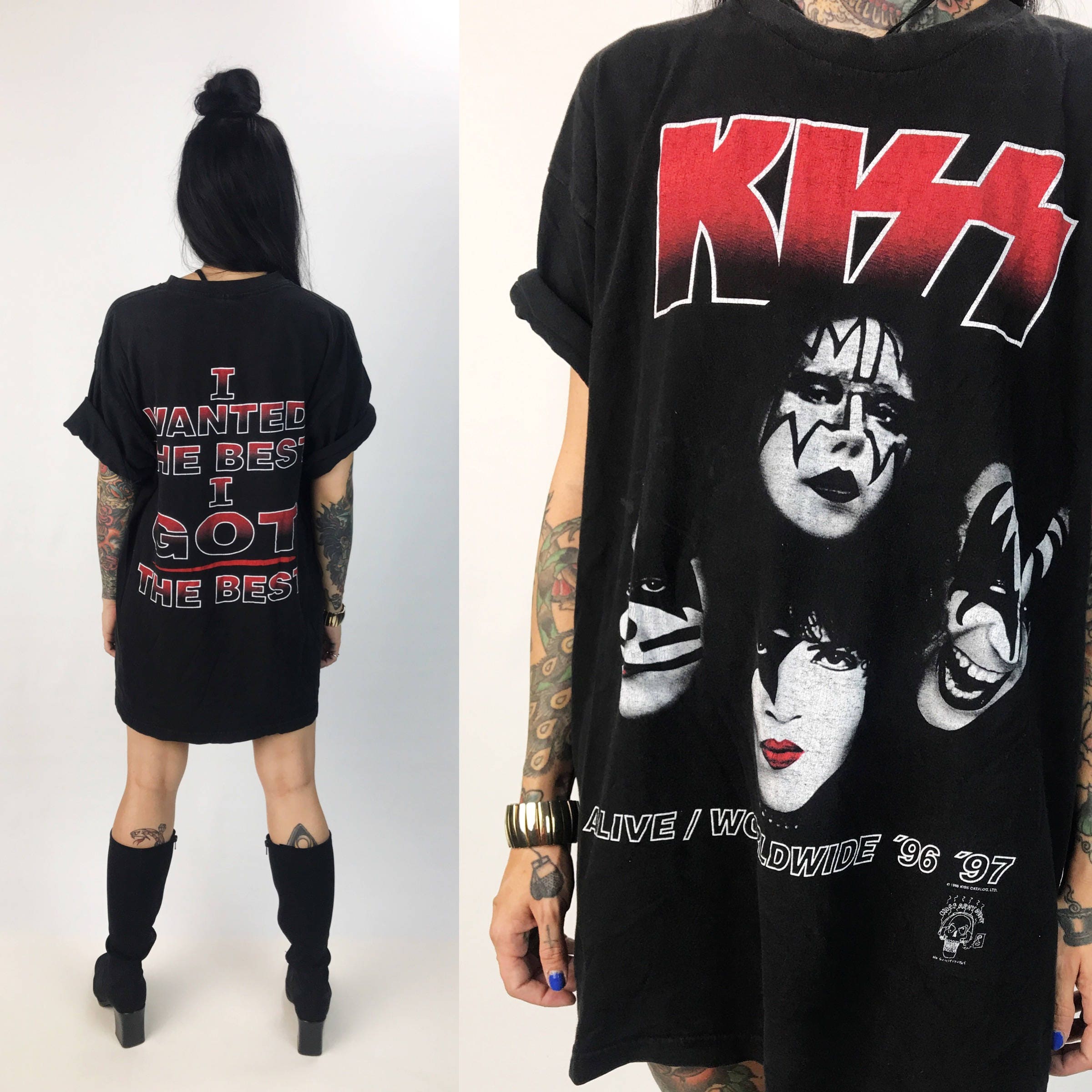 kiss concert t shirts