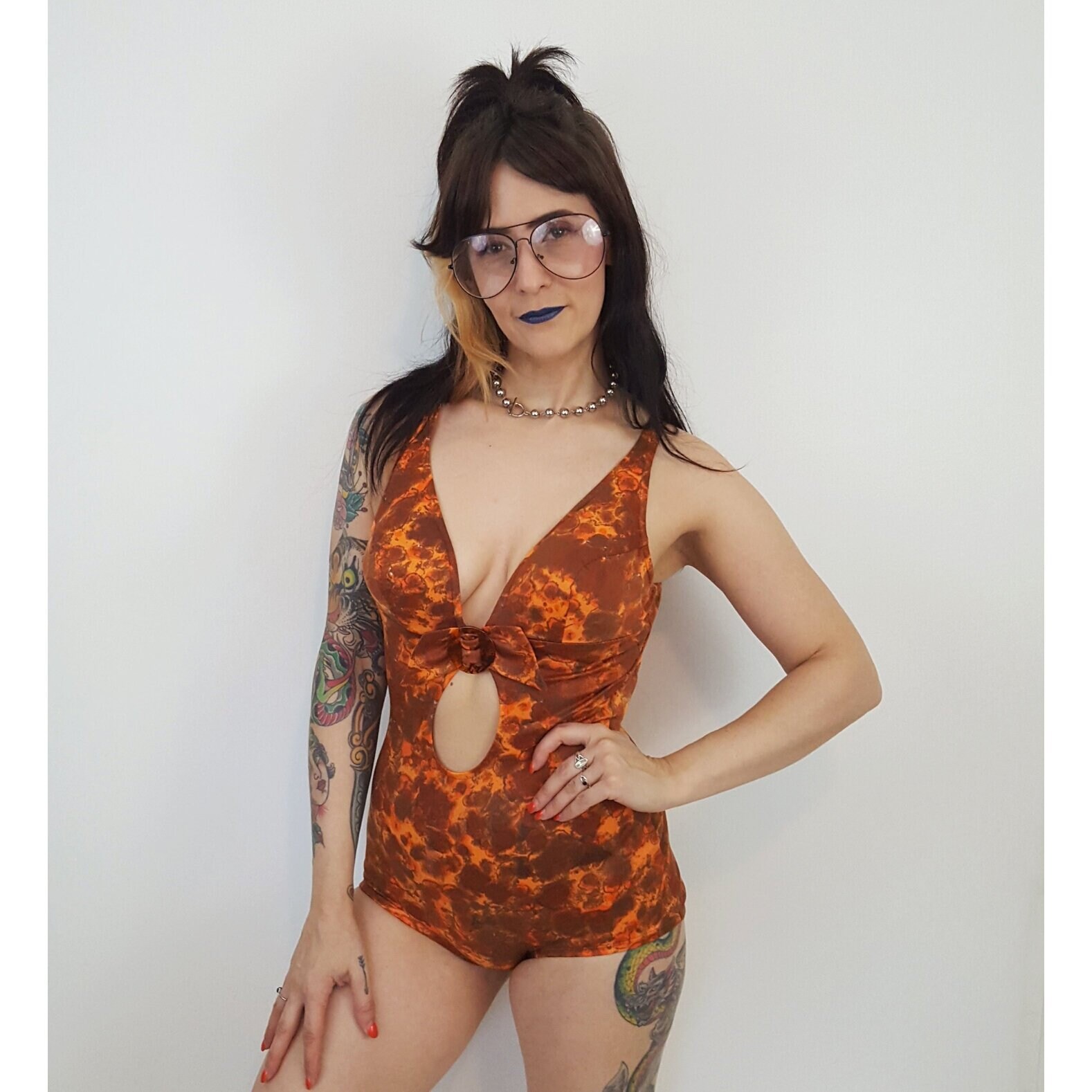 60 S Vintage One Piece Swimsuit Small Rust Orange Cutout Front Bodysuit One Piece Swim 1960s Low Cut Tie Front Vtg Summer Bathing Suit 60 S Vintage One Piece Swimsuit Small Rust Orange Cutout Front Bodysuit One Piece Swim 1960s Low Cut Tie Front Vtg Summer Bathing Suit