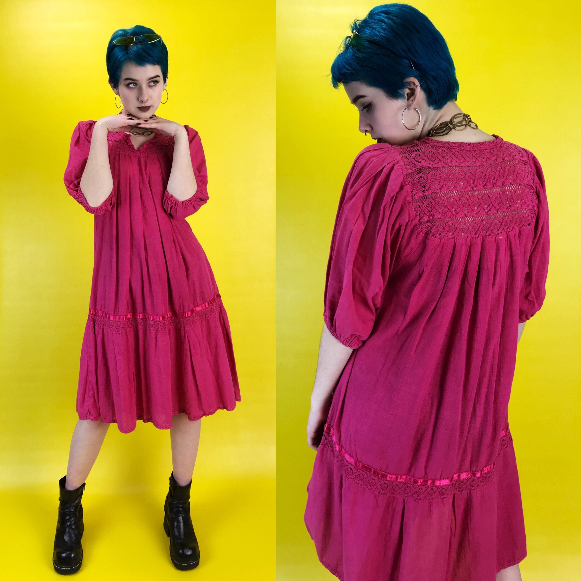 loose fit tent dress