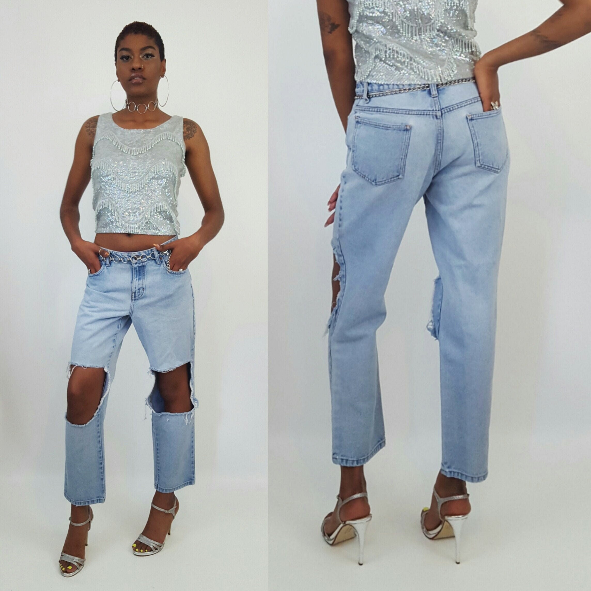 shredded mom jeans