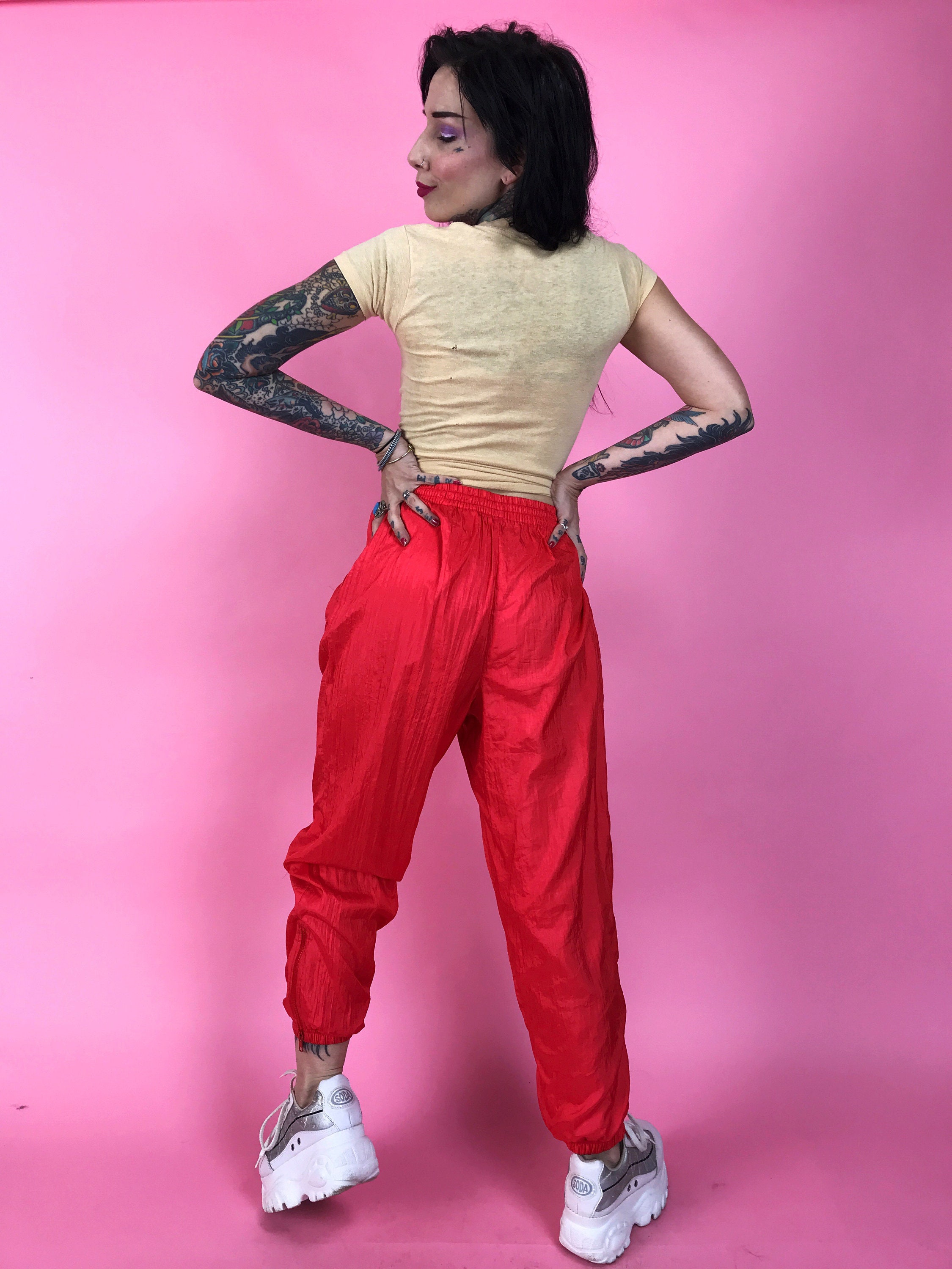 90's Colorblock Wind Breaker Set Womens Small - Track Suit ...