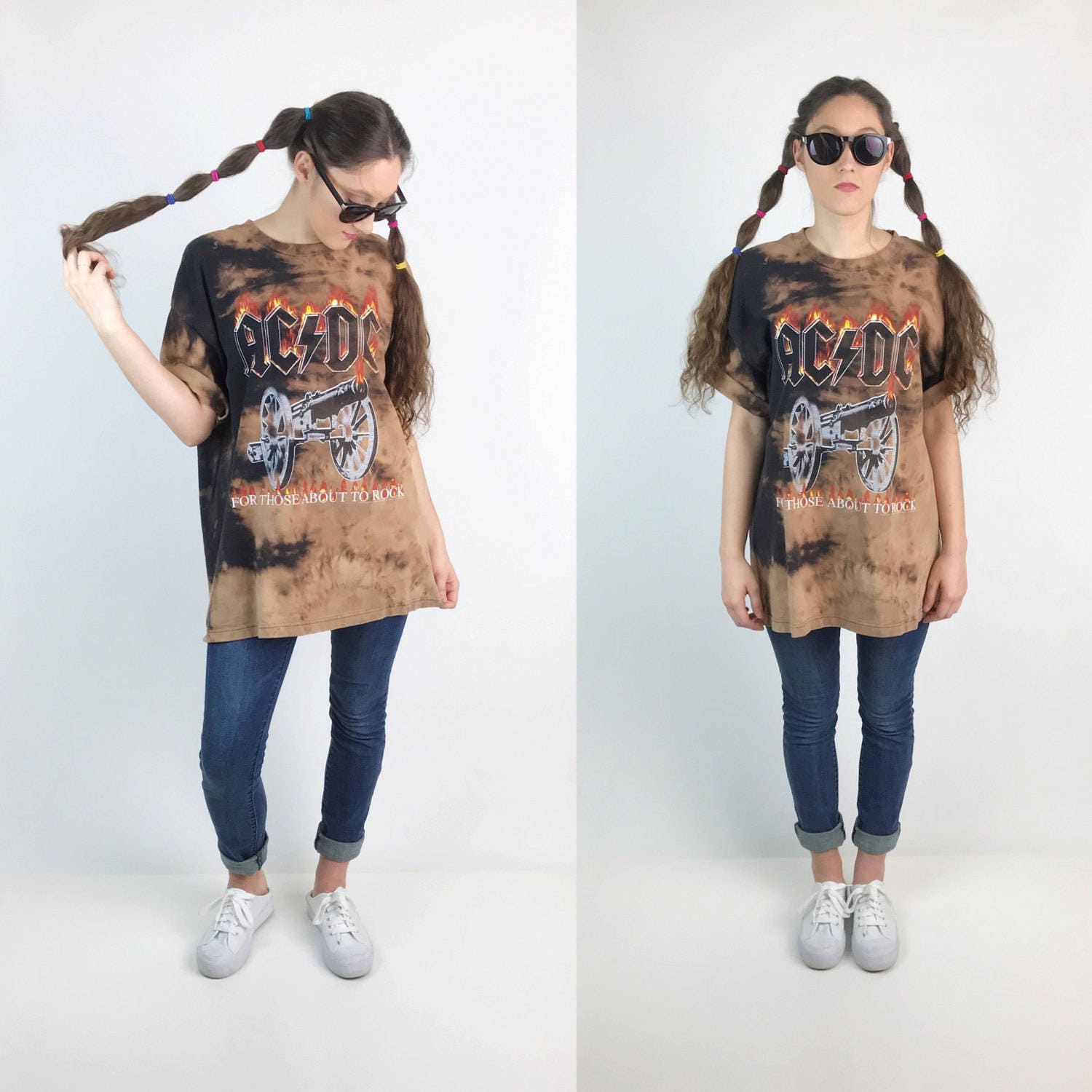 tie dye band sweatshirt