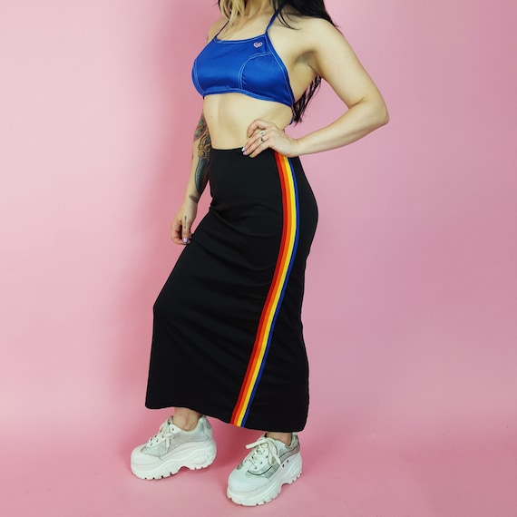 sporty maxi skirt