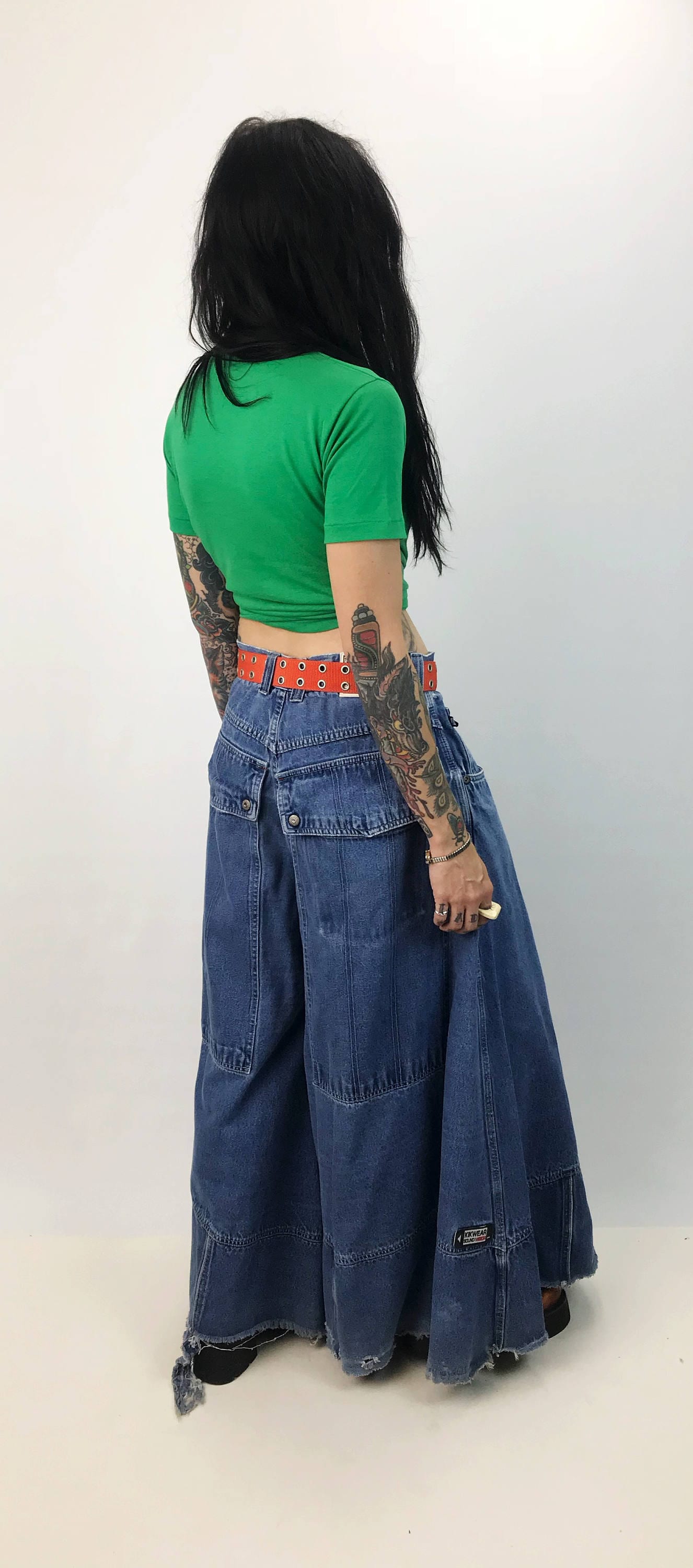 kikwear wide leg jeans