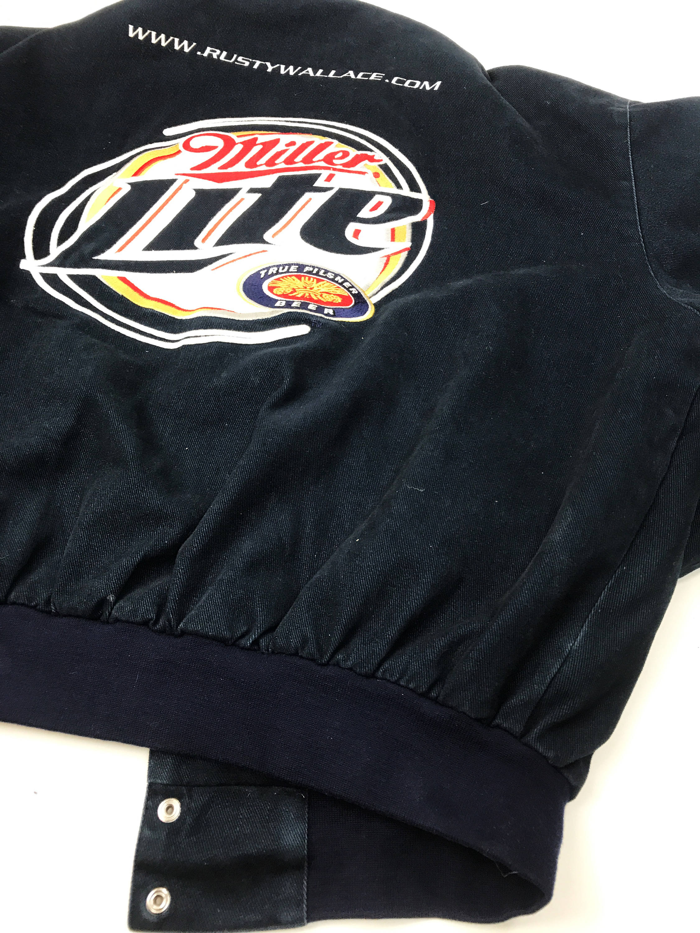 Vintage Racing Jacket Miller Lite NASCAR Crew Coat ...