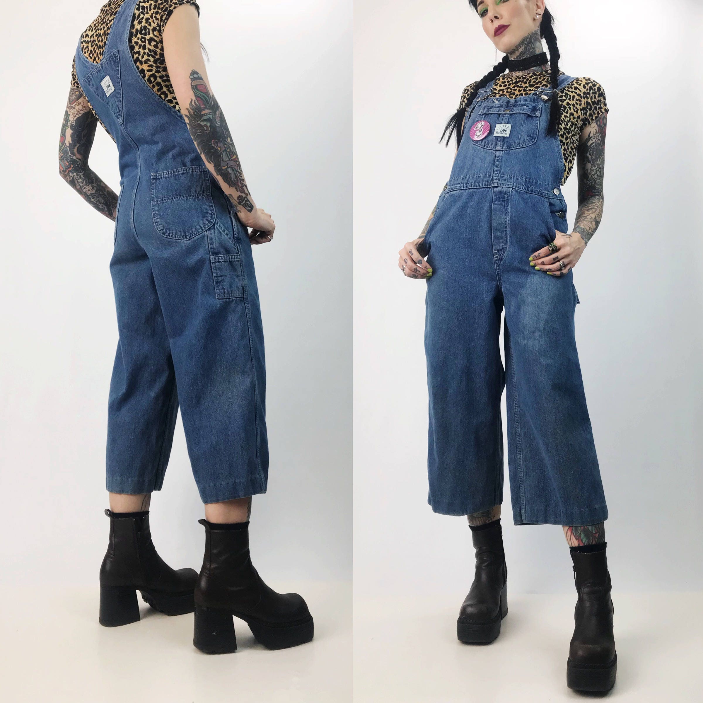 90s denim jumpsuit