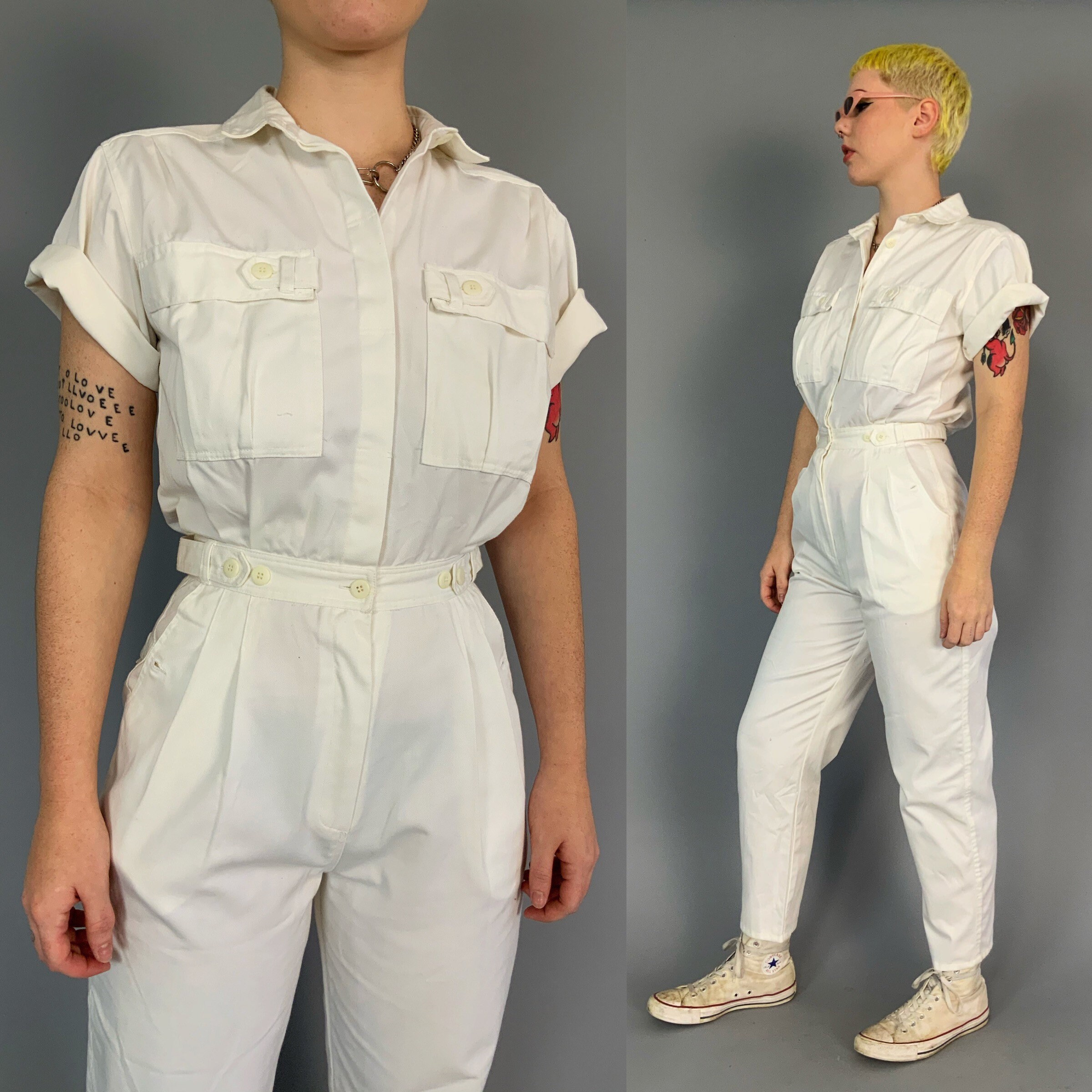 white coveralls womens