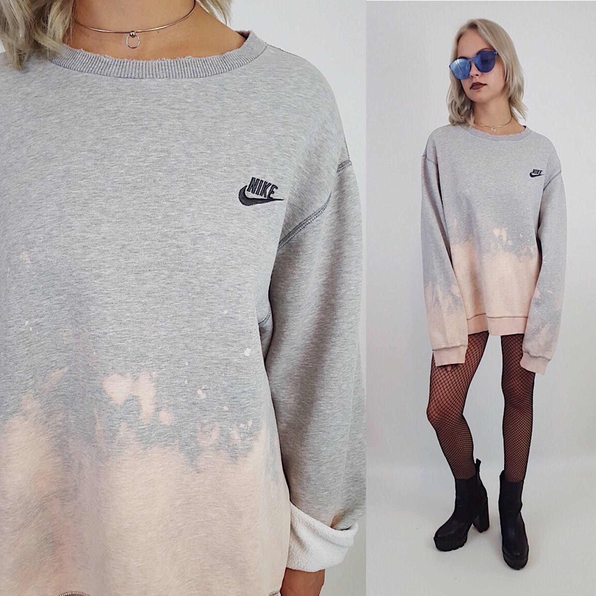 gray sweatshirt tie dye