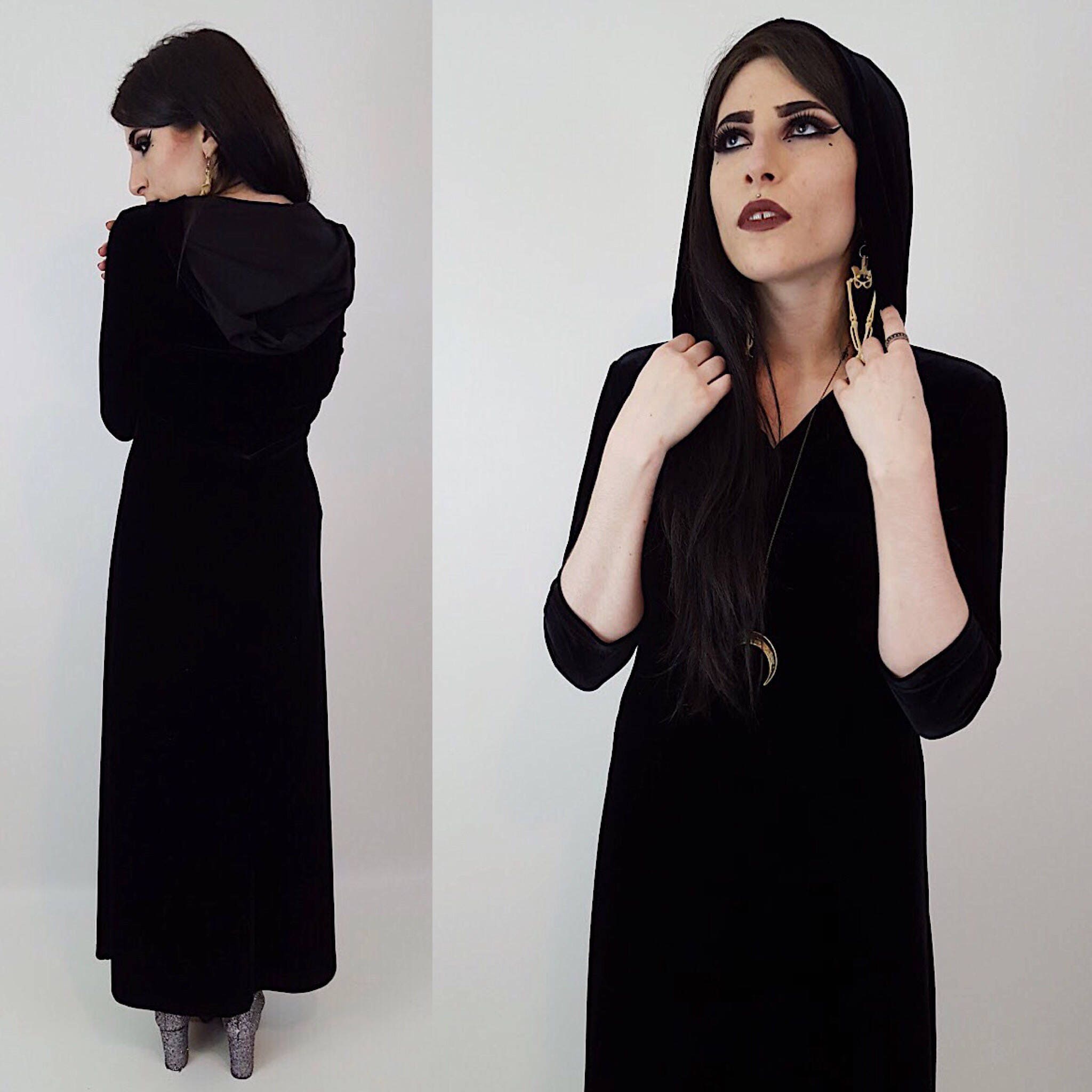 black velvet dress h&m