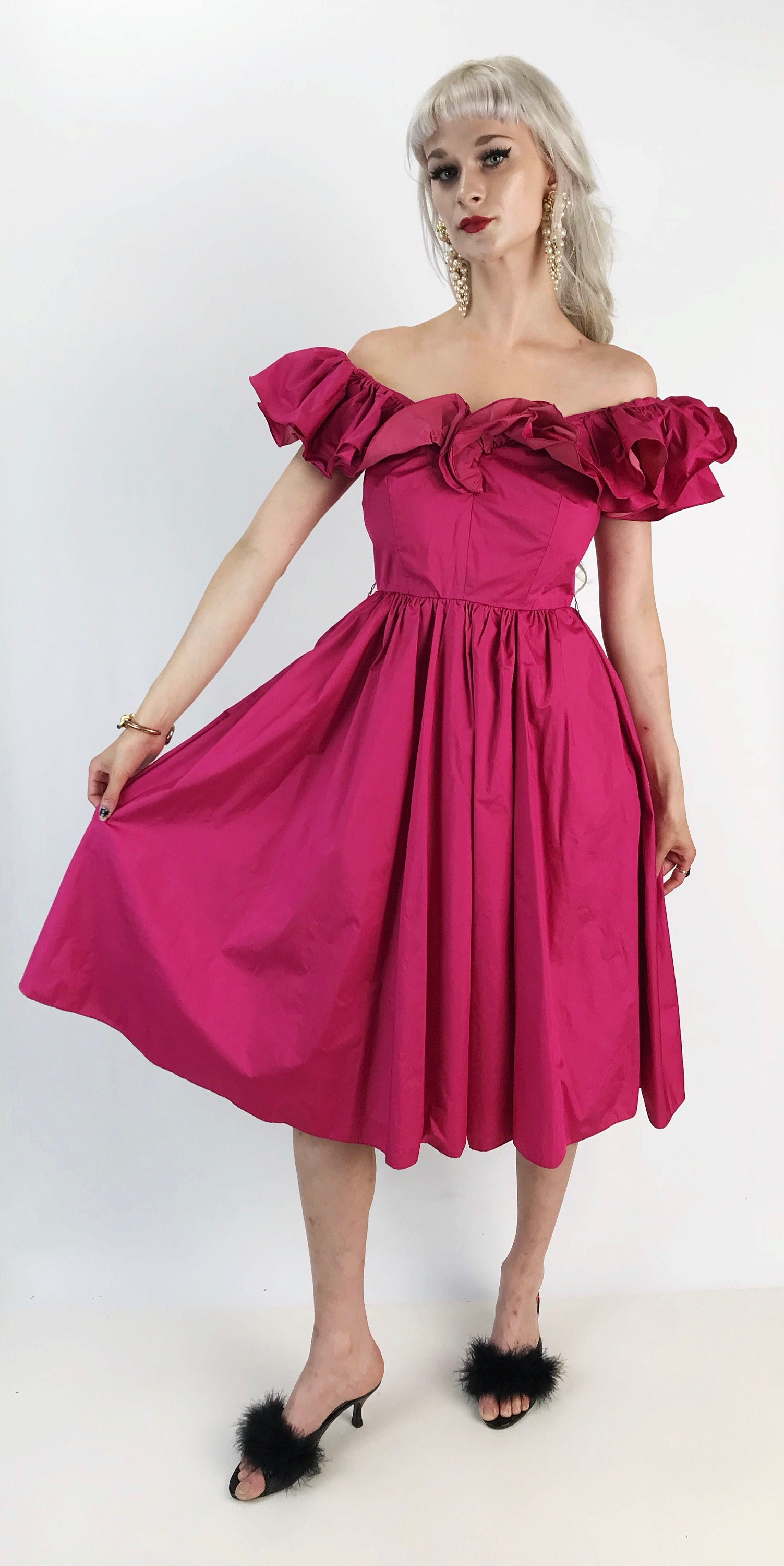 hot pink party dress hot pink party dress