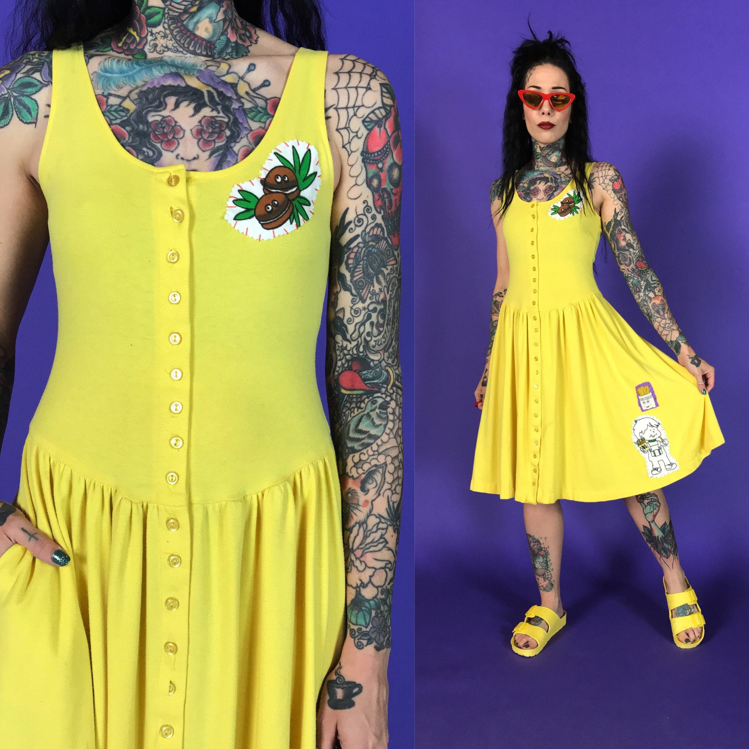 canary yellow sundress