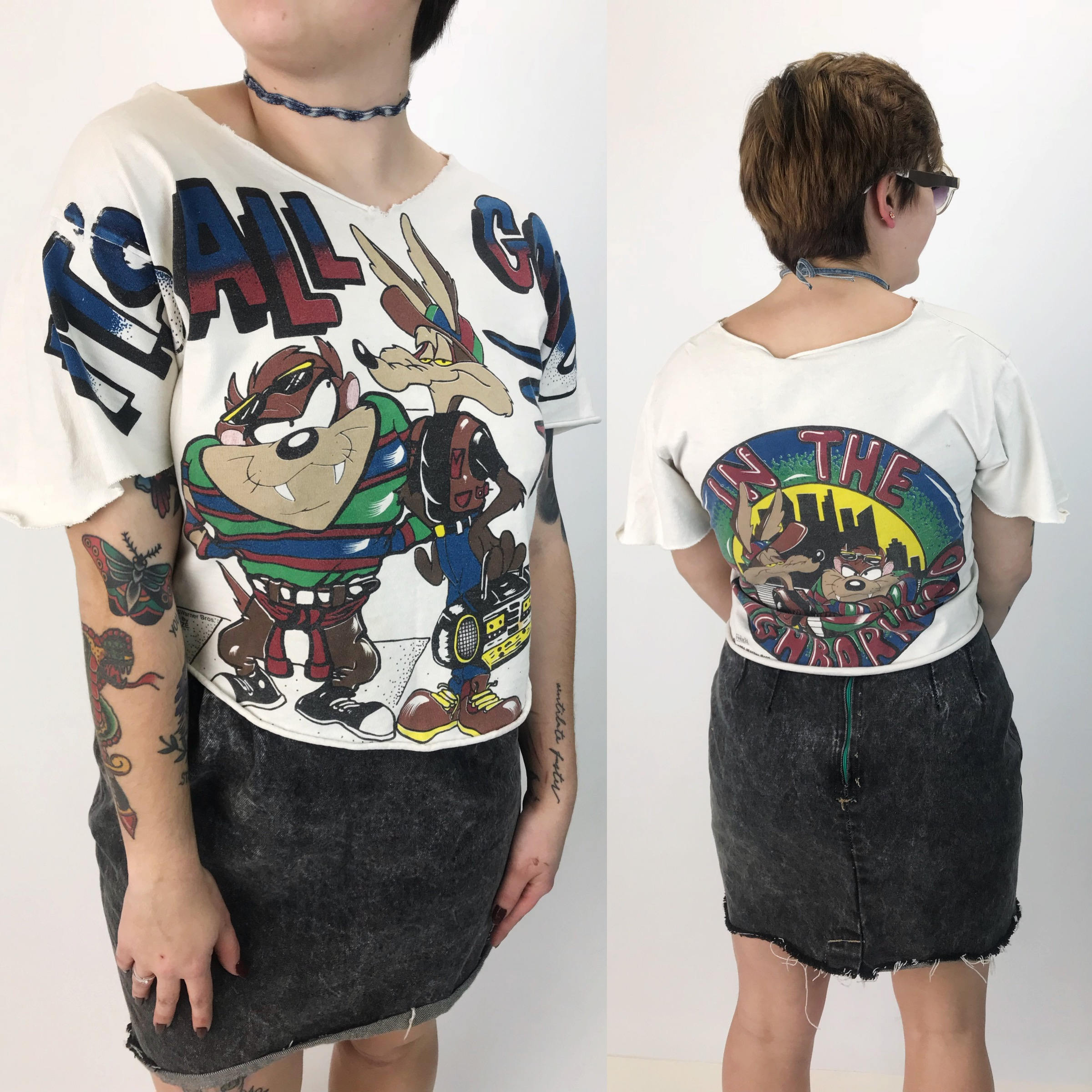 hood looney tunes shirt