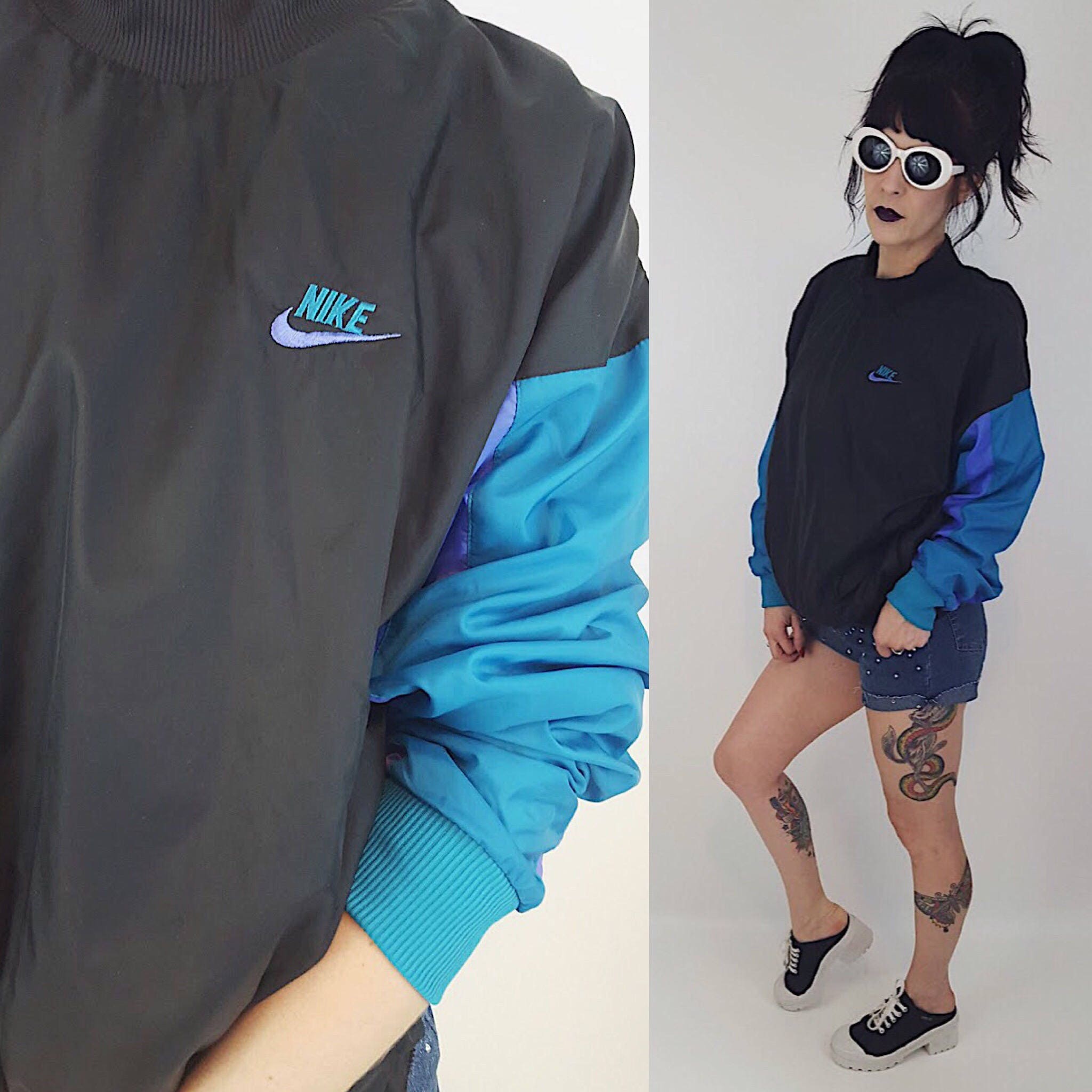 vintage nike windbreaker pullover