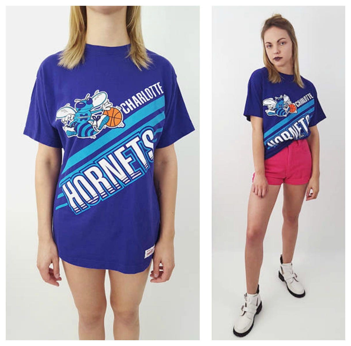 charlotte hornets vintage t shirt